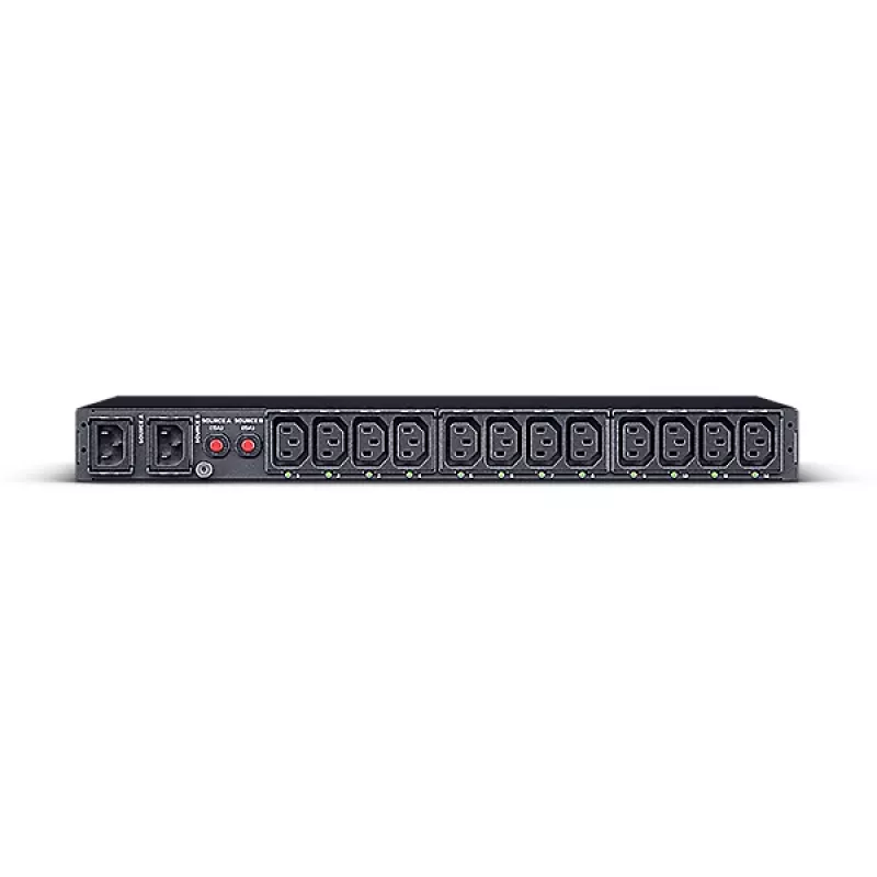 CyberPower PDU44004 maitinimo skirstytuvas (PDU) 12 AC lizdų 1U juoda