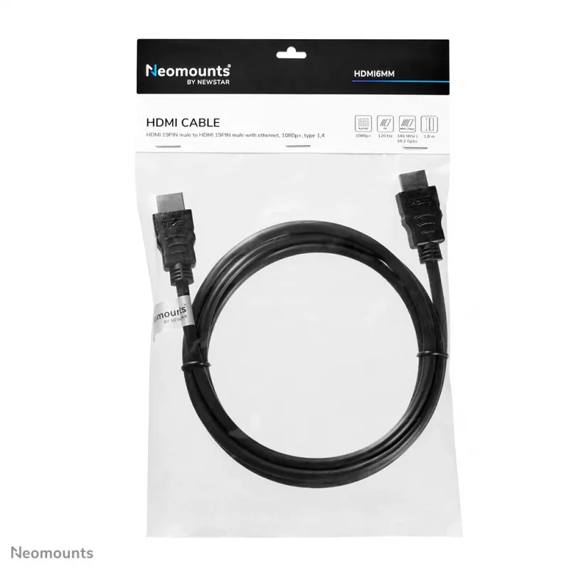 Neomounts HDMI6MM HDMI laidas - 1,8 metro
