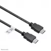 Neomounts HDMI25MM HDMI kabelis - 7,5 metro, 7,5 m, 10,2 Gbit/s, Juoda