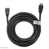 Neomounts HDMI25MM HDMI kabelis - 7,5 metro, 7,5 m, 10,2 Gbit/s, Juoda