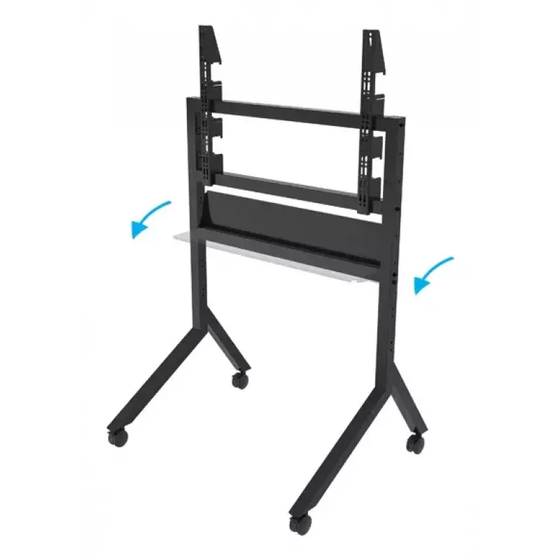 Mobilus televizoriaus stovas B-Tech BT8545 2,18 m juodas maksimalus svoris 100 kg