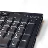 Belaidė klaviatūros ir pelės kombinacija LogiLink ID0104 juoda