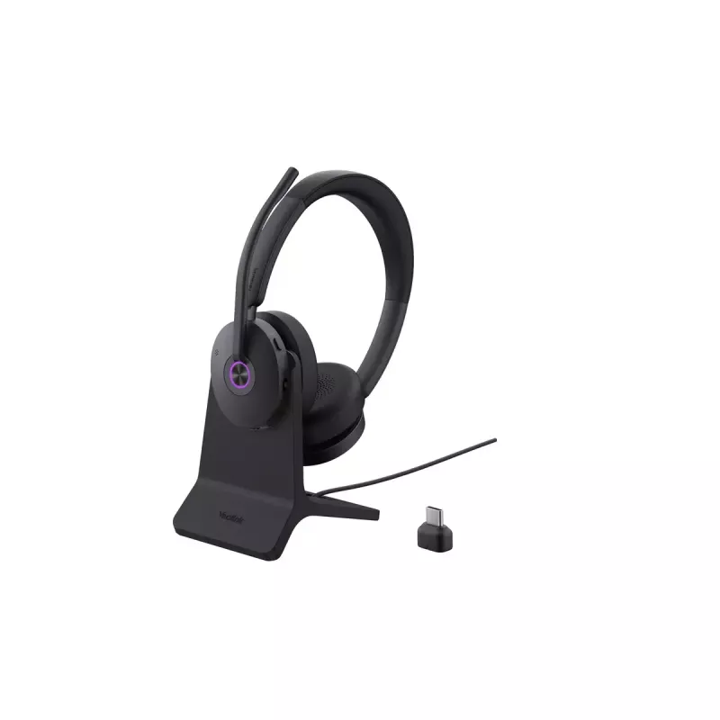 Yealink BH74 su stovu ir UC USB-C/A ausinės