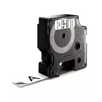 Juostelė etiketėms DYMO D1 Durable Black on White 19 mm
