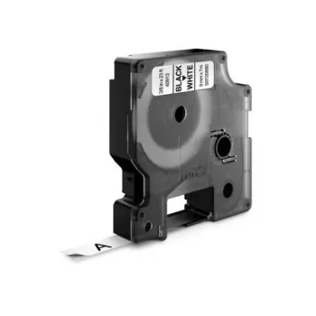 DYMO D1 juostelės etiketėms | Juodas spaudinys ant baltos | 19 mm x 7 m | Lipnios etiketės, skirtos LabelManager etikečių spausdintuvams | 10 vnt.