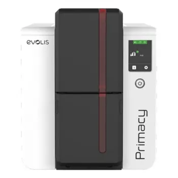 Kortelių spausdintuvas Evolis Primacy 2 – sublimacinis/terminis pernešimas, 300 x 1200 DPI, 100 kortelių padavimas, Fast Ethernet