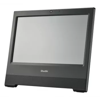 Shuttle All-In-One Barebone X50V9U3, 15.6 colio vieno prisilietimo ekranas (rezistytinis), Intel i3-1315U, Wi-Fi, IP54, be ventiliatoriaus, 24/7 nuolatinis darbas