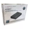 LC-Power LC-25U3-C 2,5 col. SATA HDD korpusas, USB-C 3.2 Gen 2x1 10 Gb/s, SATA 6 Gb/s, juodas