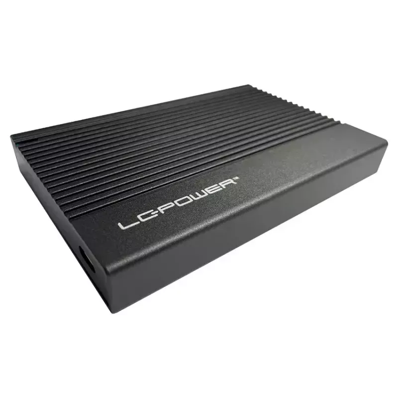 LC-Power LC-25U3-C 2,5 col. SATA HDD korpusas, USB-C 3.2 Gen 2x1 10 Gb/s, SATA 6 Gb/s, juodas