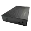LC-Power LC-25U3-C 2,5 col. SATA HDD korpusas, USB-C 3.2 Gen 2x1 10 Gb/s, SATA 6 Gb/s, juodas