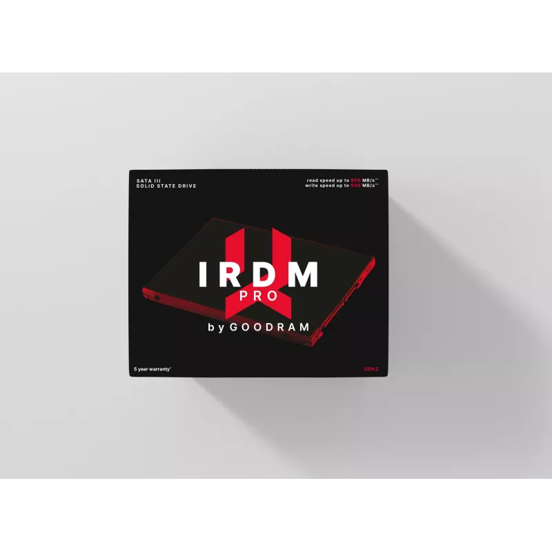 Goodram IRDM PRO gen.2 512 GB 2,5 colio SATA III 3D TLC NAND SSD diskas