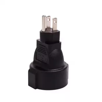 MicroConnect PETRAVEL3 kištukinis adapteris iš B tipo į F tipą, juodas