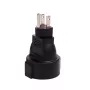 MicroConnect PETRAVEL3 kištukinis adapteris iš B tipo į F tipą, juodas