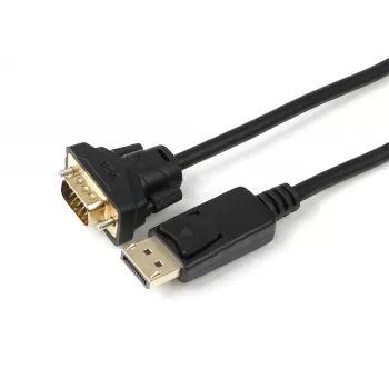 Microconnect DP-VGA-MM-050 vaizdo kabelio adapteris 0,5 m DisplayPort VGA (D-Sub) juodas