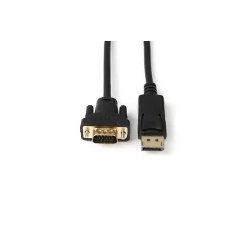 Microconnect DP-VGA-MM-050 vaizdo kabelio adapteris 0,5 m DisplayPort VGA (D-Sub) juodas