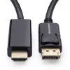 MicroConnect MC-DP-HDMI-300 vaizdo kabelio adapteris 3 m DisplayPort – HDMI, juodas