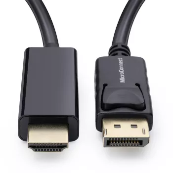 MicroConnect MC-DP-HDMI-300 vaizdo kabelio adapteris 3 m DisplayPort – HDMI, juodas