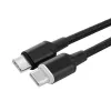Microconnect USB3.1CC1-MAGNET USB-C laidas su magnetinėmis jungtimis, 1 m, juodas