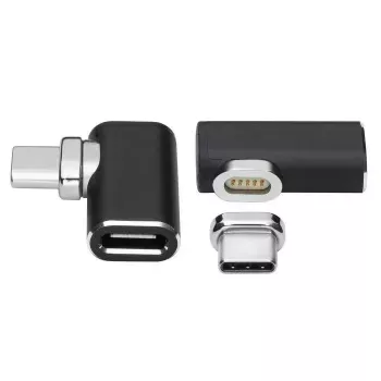 MicroConnect USB3.1CCMF-MAGNETIC USB grafikos adapteris, juodas