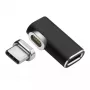 MicroConnect USB3.1CCMF-MAGNETIC USB grafikos adapteris, juodas