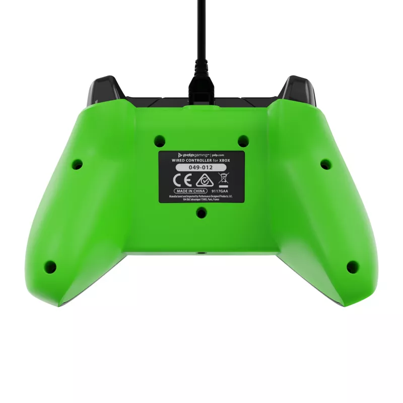 PDP Wired Controller: Neon Carbon, skirta Xbox ir Windows 10/11