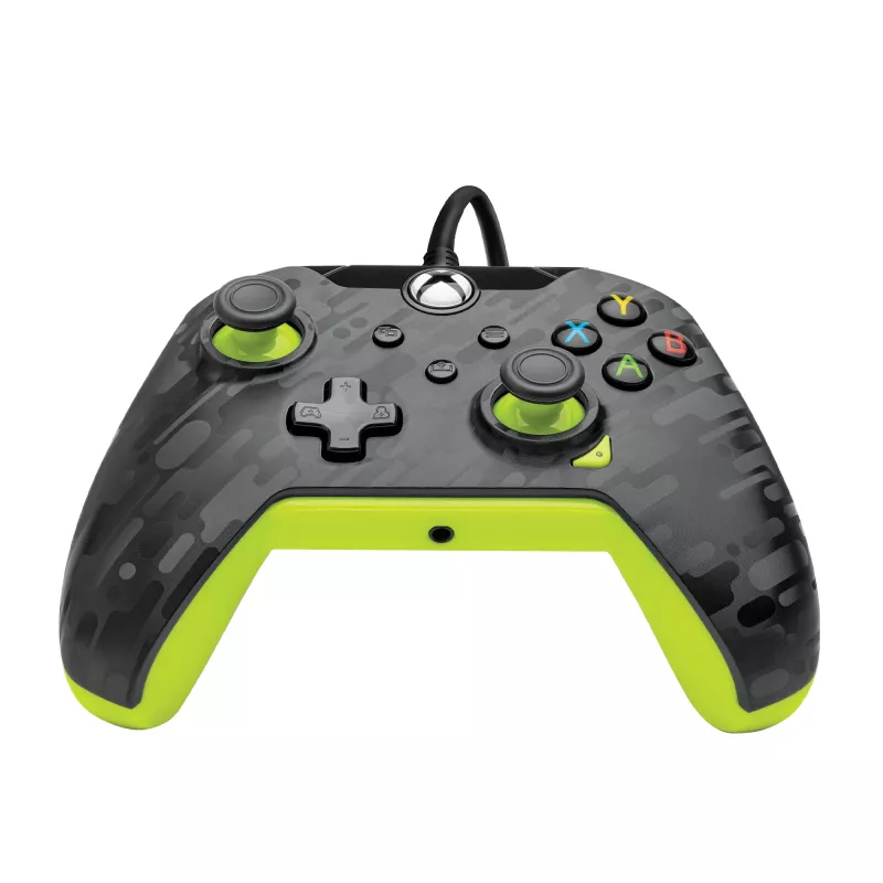 PDP Wired Controller: Electric Carbon – Xbox Series X|S, Xbox One, Xbox, Windows 10/11