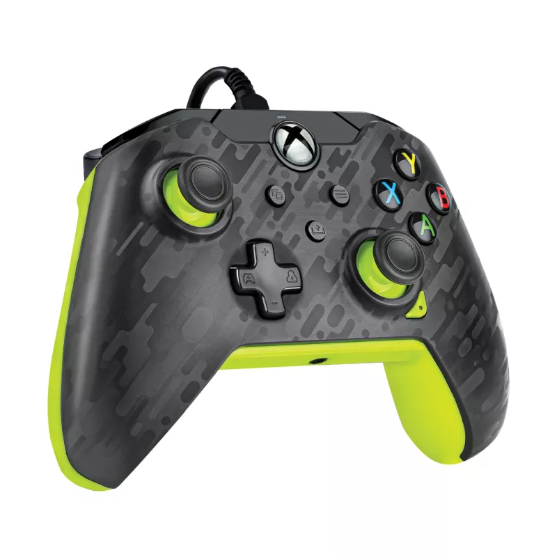 PDP Wired Controller: Electric Carbon – Xbox Series X|S, Xbox One, Xbox, Windows 10/11