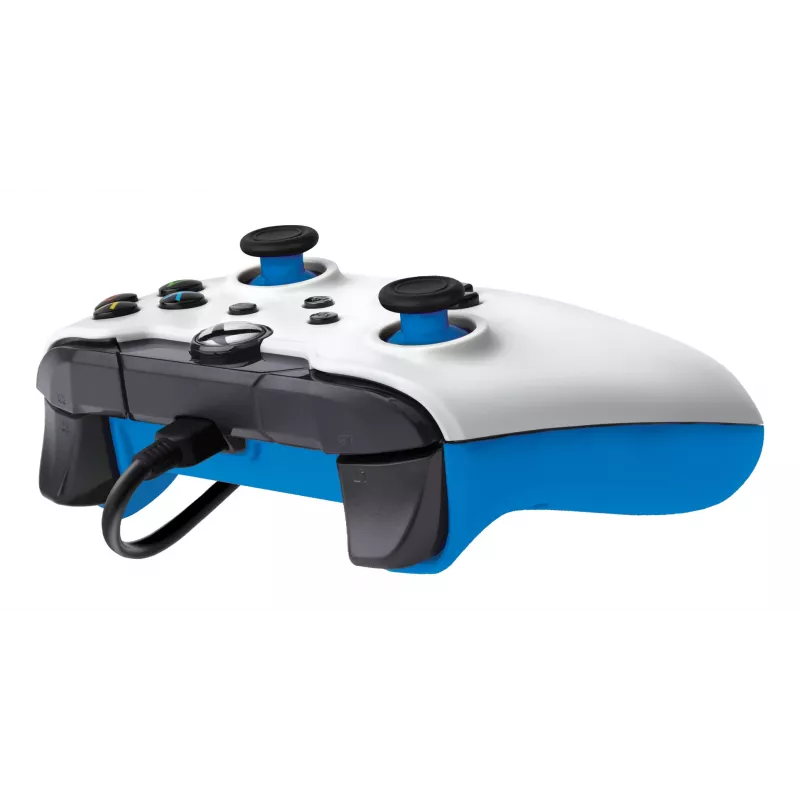 PDP Wired Controller: Ion White – Xbox Series X|S, Xbox One, Xbox, Windows 10/11