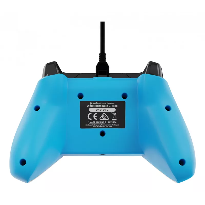 PDP Wired Controller: Ion White – Xbox Series X|S, Xbox One, Xbox, Windows 10/11