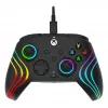Žaidimų pultas PDP Afterglow Wave Black – laidinis USB Type‑C valdiklis, skirtas PC, Xbox One, Xbox Series S/X, 2,43 m laidas