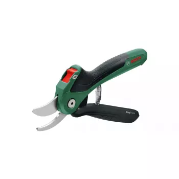 Genėjimo žirklės Bosch EasyPrune apėjimo, nerūdijančio plieno peiliukai, 2,5 cm pjovimo galia, įkraunama 5,4 Wh baterija, saugos užraktas