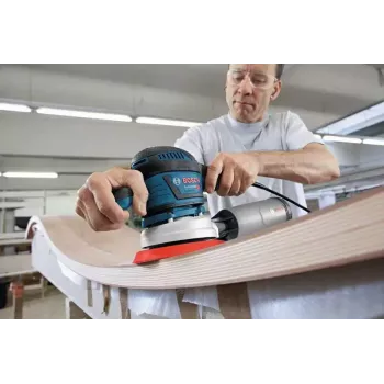 Bosch GEX 40-150 PROFESSIONAL Šlifuoklis diskinis 12000 aps/min 24000 OPM Juoda, Mėlyna, Pilka, Raudona 400 W