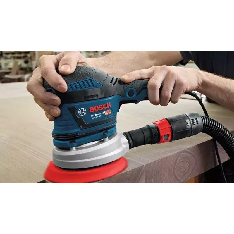 Bosch GEX 40-150 PROFESSIONAL Šlifuoklis diskinis 12000 aps/min 24000 OPM Juoda, Mėlyna, Pilka, Raudona 400 W