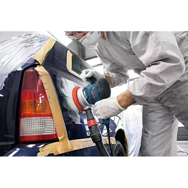 Bosch GEX 40-150 PROFESSIONAL Šlifuoklis diskinis 12000 aps/min 24000 OPM Juoda, Mėlyna, Pilka, Raudona 400 W