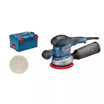 Bosch GEX 40-150 PROFESSIONAL Šlifuoklis diskinis 12000 aps/min 24000 OPM Juoda, Mėlyna, Pilka, Raudona 400 W