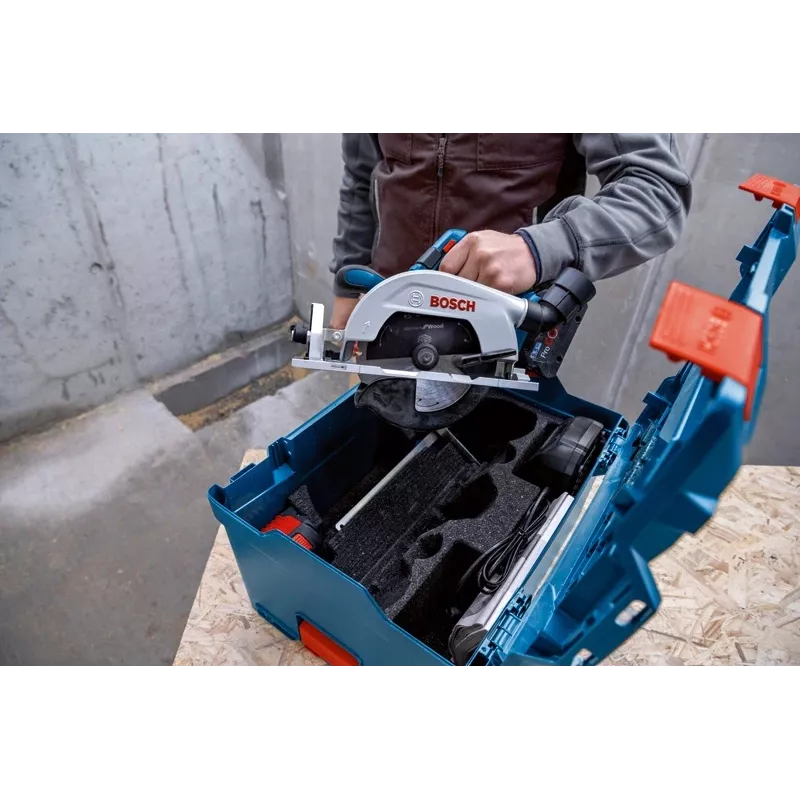 Bosch GKS 18V-57-2 L PROFESSIONAL belaidis pjūklas 16,5 cm juodas, mėlynas, sidabrinis 5000 RPM
