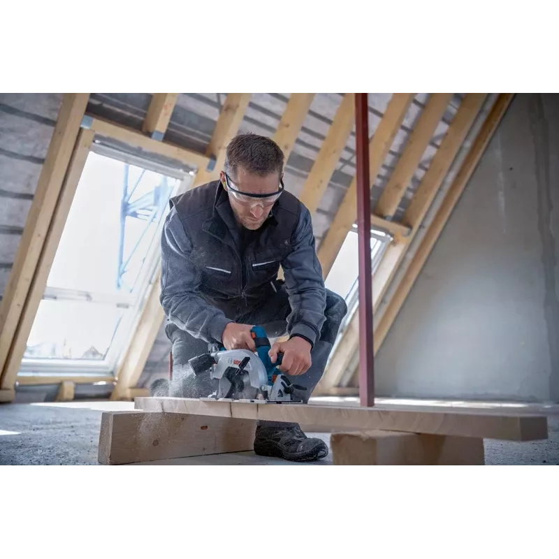 Bosch GKS 18V-57-2 L PROFESSIONAL belaidis pjūklas 16,5 cm juodas, mėlynas, sidabrinis 5000 RPM