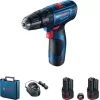 Bosch Professional GSB 120-LI 12 V akumuliatorinis gręžtuvas-suktuvas 2×2,0 Ah, 22500 RPM, mėlynas