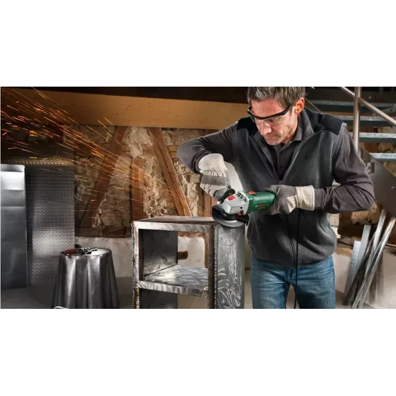 Bosch UniversalGrind 750-115 06033E2000 kampinis šlifuoklis, 750 W, žalias/juodas