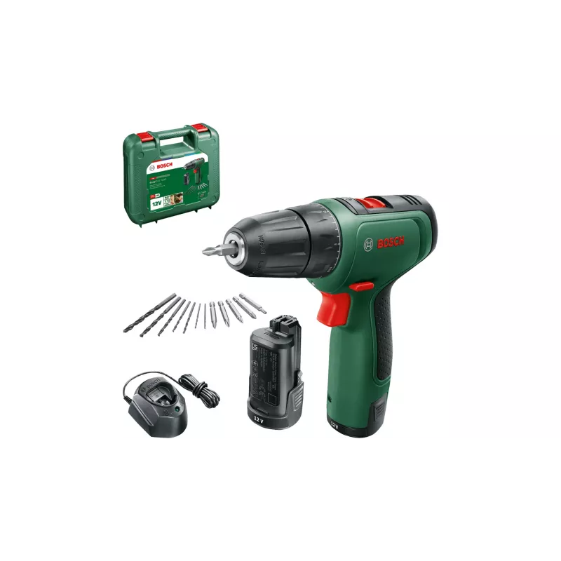 Bosch EasyDrill 1200 1500 RPM Beklėvis 940 g Juoda, Žalia