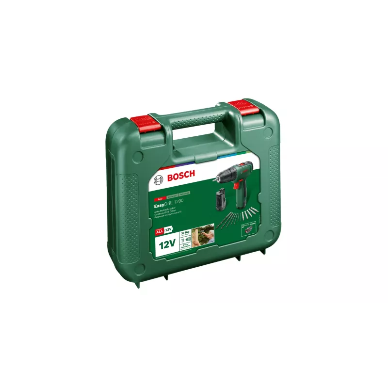 Bosch EasyDrill 1200 1500 RPM Beklėvis 940 g Juoda, Žalia