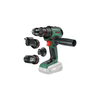 Belaidis gręžtuvas Bosch AdvancedDrill 18V-80 QuickSnap Solo — 18 V, kompaktiškas, žaliai juodas
