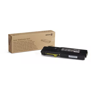 Xerox Genuine WorkCentre® 6655/6655i geltona didelės talpos kasetė (7500 puslapių) - 106R02746