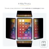 StarTech.com 4 krypčių privatumo ekranas 11 colių iPad Pro, skirtas portretinei / kraštovaizdžio orientacijai, su lietimu, +/- 30 laipsnių matymo kampas, blokuoja iki 51 % mėlynos šviesos, anti-blizgesio