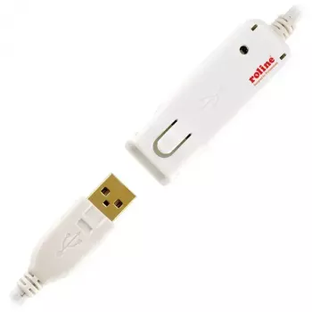 USB 2.0 aktyvus kartotuvinis laidas ROLINE 12.04.1085 12 m