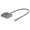USB-C vaizdo adapteris StarTech.com, USB-C į HDMI ir VGA, 3,5 mm garsas, 4K 60Hz HDR, 100W PD perdavimas, suderinamas su Thunderbolt 3/4