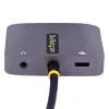 USB-C vaizdo adapteris StarTech.com, USB-C į HDMI ir VGA, 3,5 mm garsas, 4K 60Hz HDR, 100W PD perdavimas, suderinamas su Thunderbolt 3/4