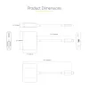 USB-C vaizdo adapteris StarTech.com, USB-C į HDMI ir VGA, 3,5 mm garsas, 4K 60Hz HDR, 100W PD perdavimas, suderinamas su Thunderbolt 3/4