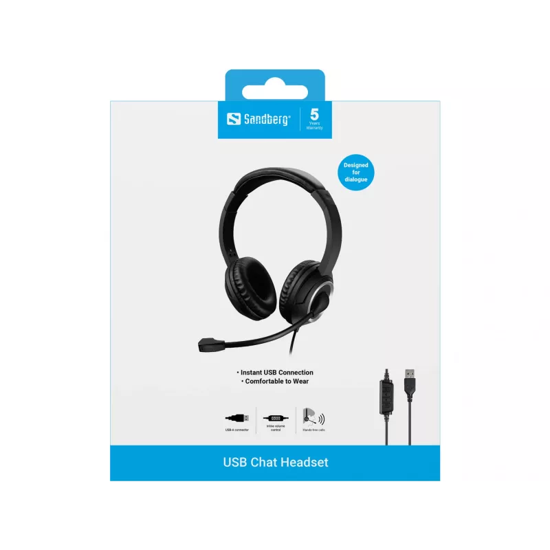 Ausinės Sandberg USB Chat Headset