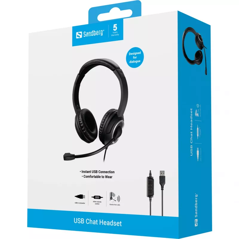 Ausinės Sandberg USB Chat Headset